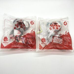 TY Teenie Beanie Boos McDonalds Happy Meal 2017 Timber Husky/ Mel Koala 3" Plush